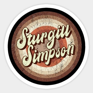 Vintage brown exclusive - Sturgill Simpson Sticker